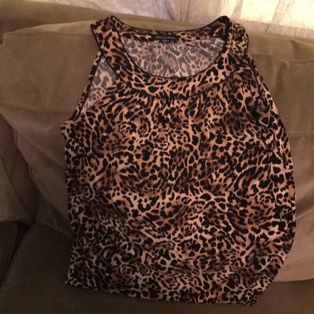 Cheetah print tank