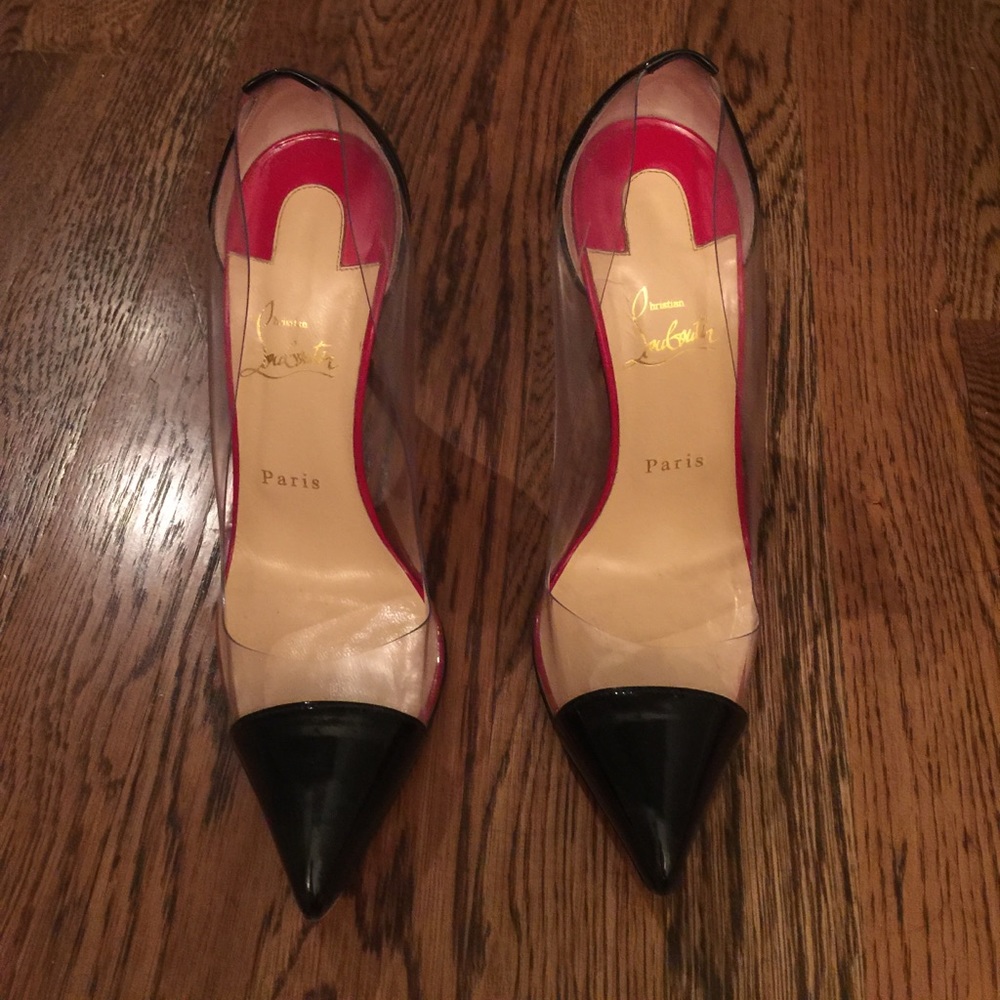 Christian Louboutin Debout PVC Heels 100mm