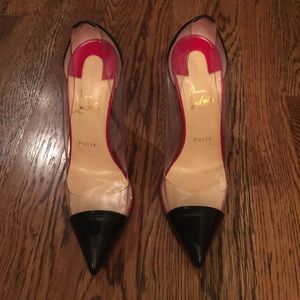Christian Louboutin Debout PVC Heels 100mm