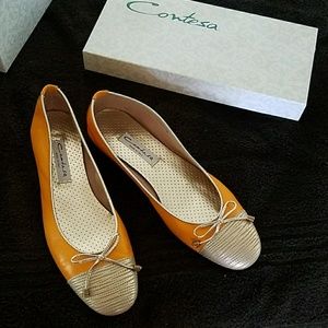 Contessa from Italian shoemakers leathet flats