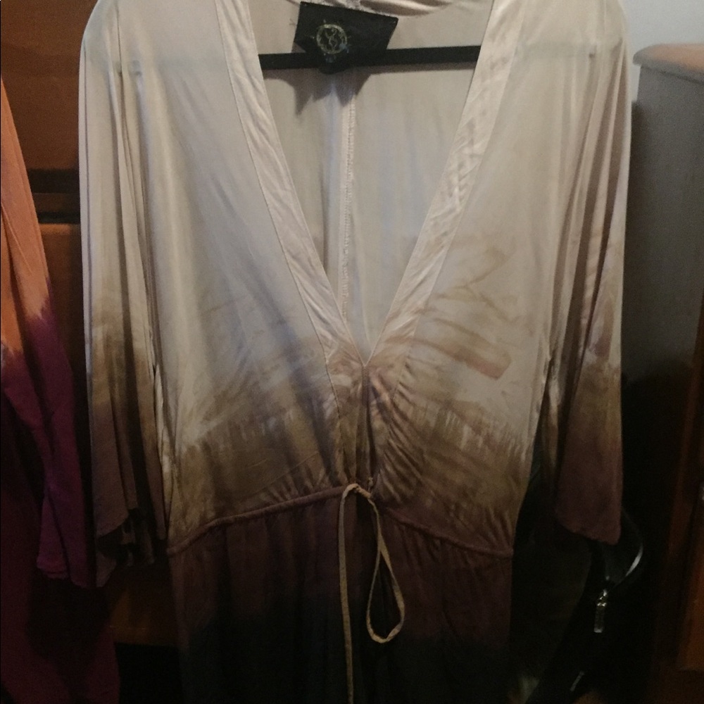 NWOT Blue Life Tie Dye Romper