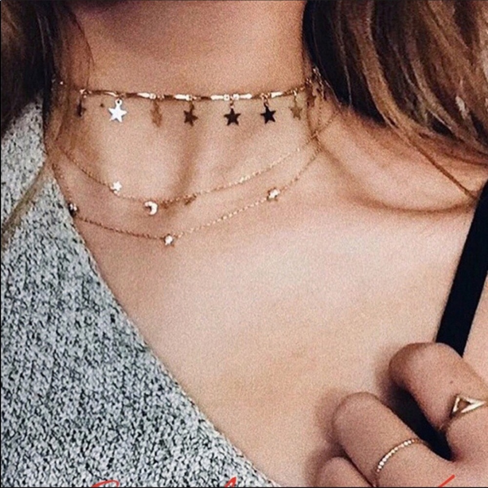 4 for $25✨New✨Boho Star Choker