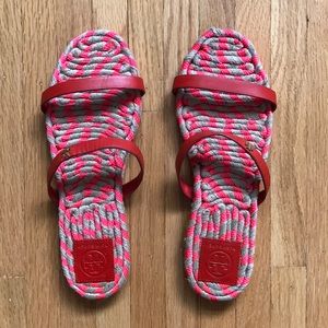 TORY BURCH  Red Rope Sandals 👡 Sz 8