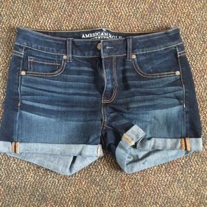 AE midi denim shorts