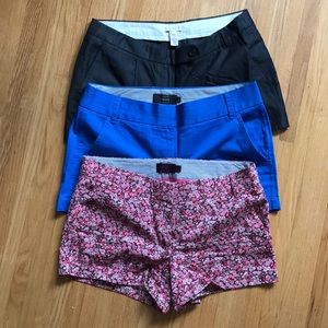 J. CREW shorts bundle!!! Sz 6 & 8