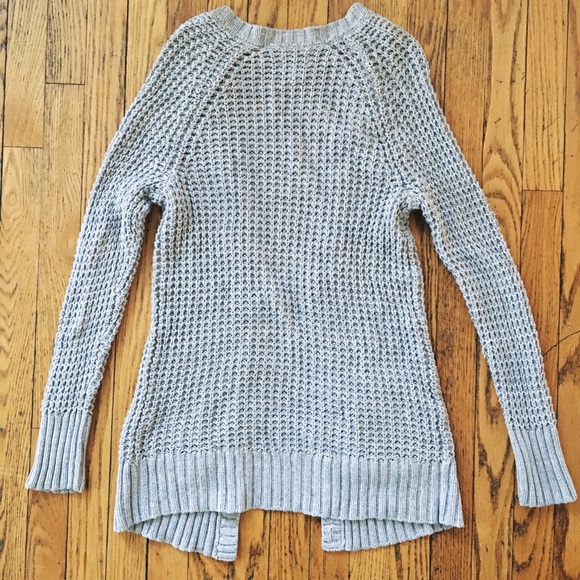 Women's taupe cardigan - Picture 3 of 3