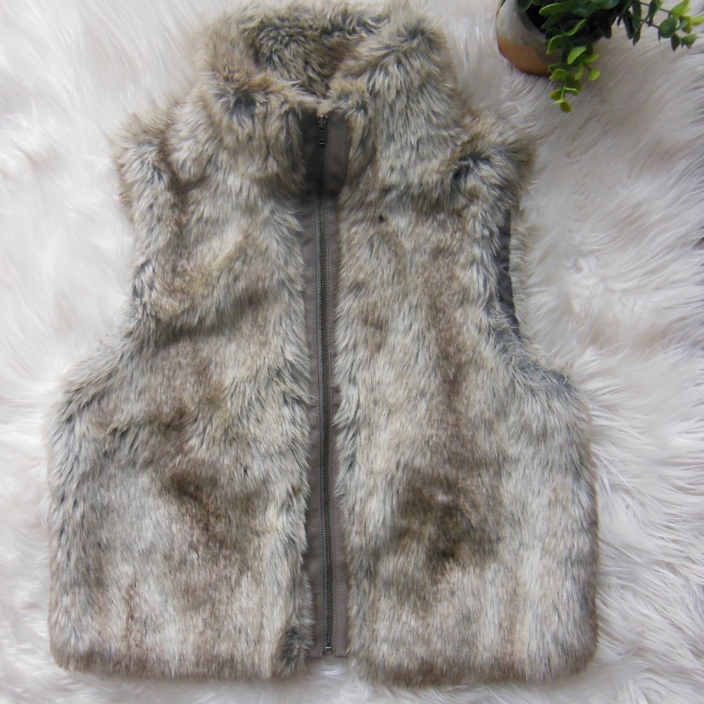 Elle Faux Fur Vest XS