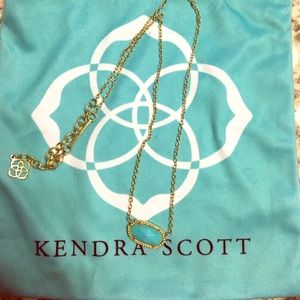 1 HOUR SALE! Turquoise Kendra Scott Elisa Necklace