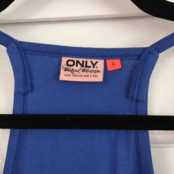 Royal Blue Maxi Dress! Sz Large but runs small - Picture 2 of 3