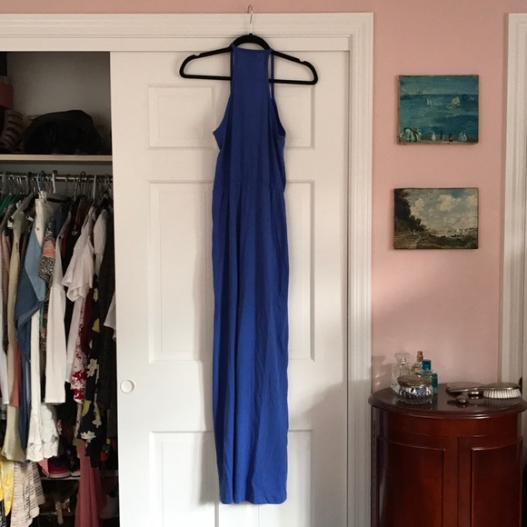 Royal Blue Maxi Dress! Sz Large but runs small - Picture 3 of 3