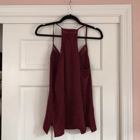 Ro & De Burgundy Racerback Tank Top. Sz M - Picture 4 of 4