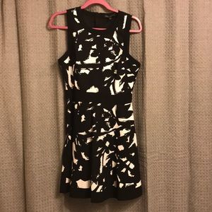 Black and white dress