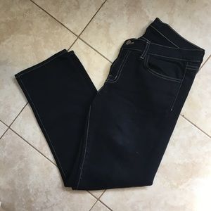 J brand dark blue wash jeans