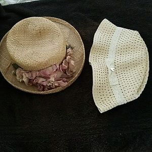 Disney fedora & spring straw hat