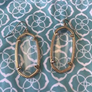 Kendra Scott Elle earrings, clear