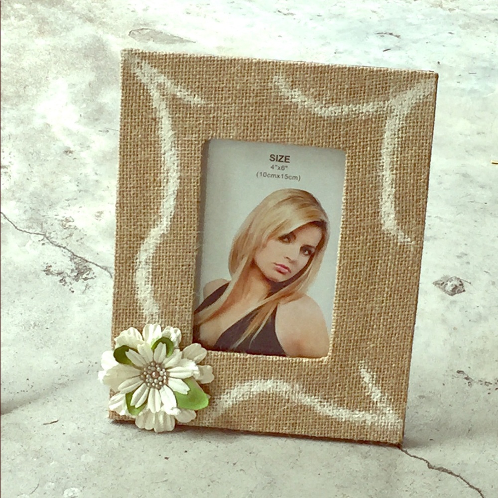 4 by 6 burlap frame