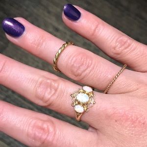 Gold Plated Midi Ring