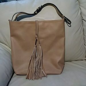 Vegan leather tote