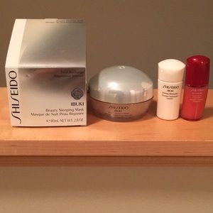 Shiseido ibuki sleeping mask with 2 samples