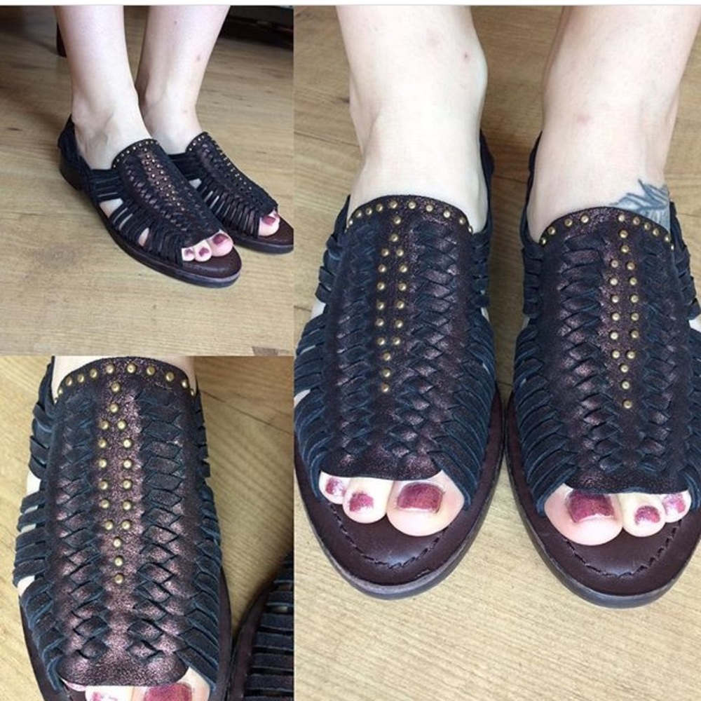 Sparkle huarache sandals