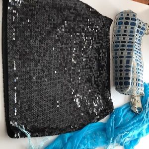 Sequin skirt