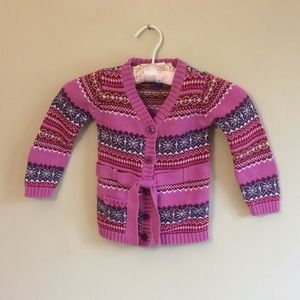 OSHKOSH Genuine Kids Girls 3T MultiColor Sweater