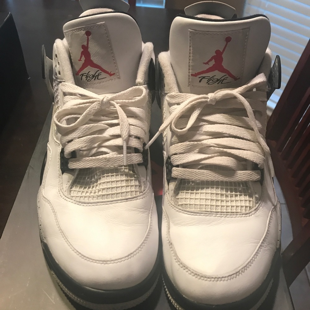 Cement 4's Jordan size 11.5