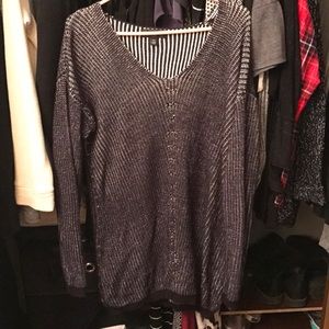 Mossino black marle sweater