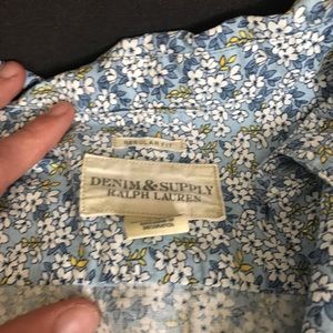 Ralph lauren denim supply button up
