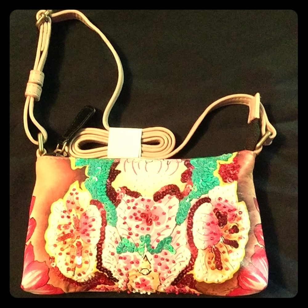 Hand Painted Sharif shoulder bag