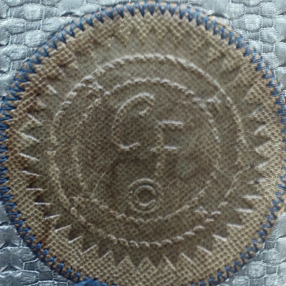 Vintage Carlos FALCHI BLUE  Buffalo Leather Purse  Hobo Gypsy. EVC - Picture 3 of 16