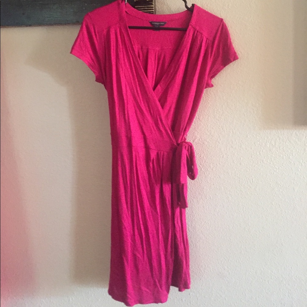 Banana republic knit wrap dress