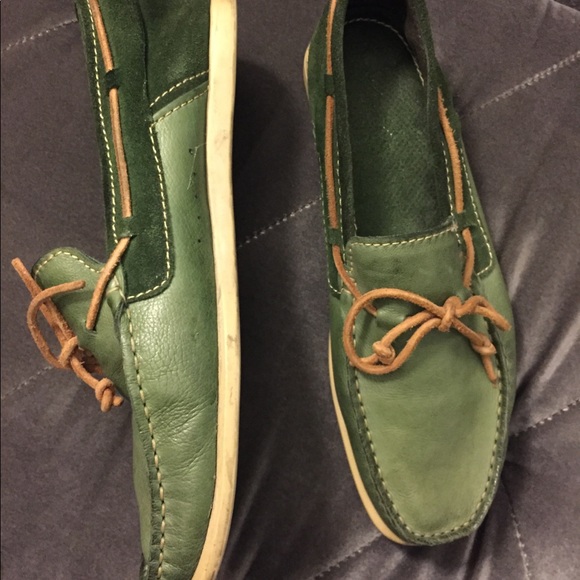 SOLD - Men's Kenneth Cole Green Shoes - Picture 3 of 4