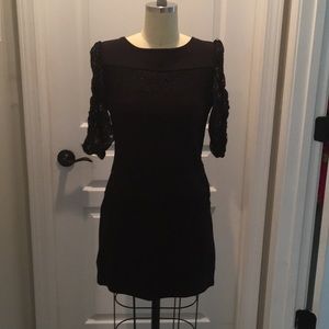BeBe Lace sleeve Mini dress