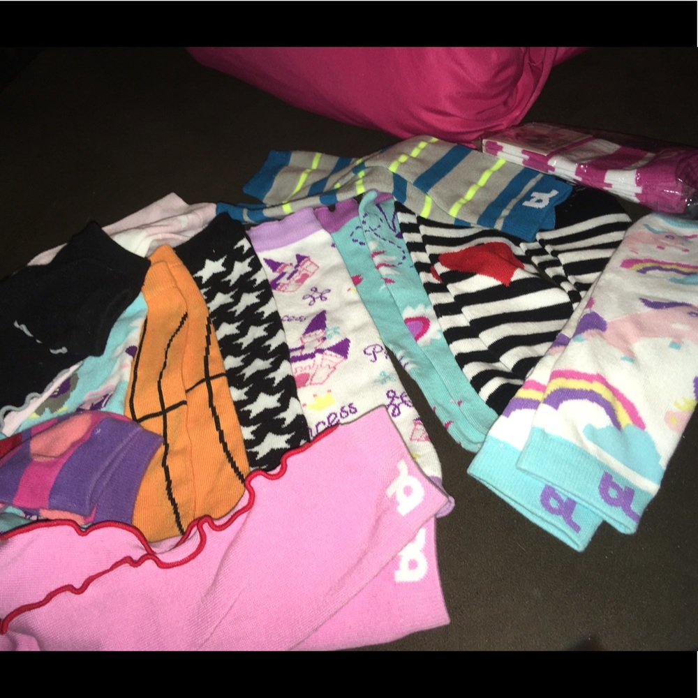 15 pair of Baby legs leggings