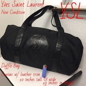 Yves Saint Laurent Bags - Yves Saint Laurent duffle bag with mini pouch Yves Saint Laurent Bags - Yves Saint Laurent duffle bag with mini pouch
