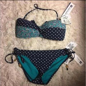 Two piece, Sperry, paisley bikini set!