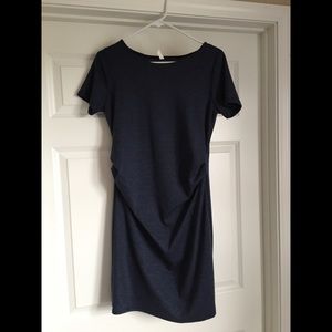 Pink Blush navy blue maternity dress