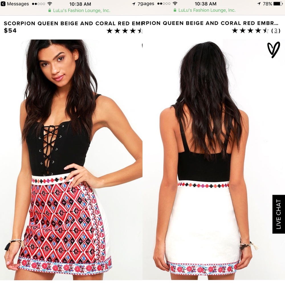 Lulus Scorpion Queen Skirt