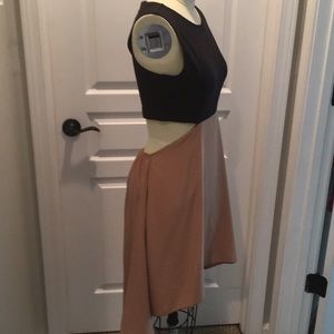 Back Cut Out Mini Dress