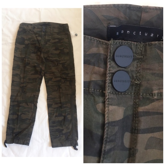 Sanctuary Terrain Camo Cargo Pants Mother Nature - Picture 6 of 7