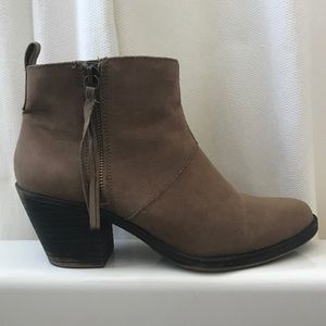 TAUPE FOREVER 21 BOOTIES