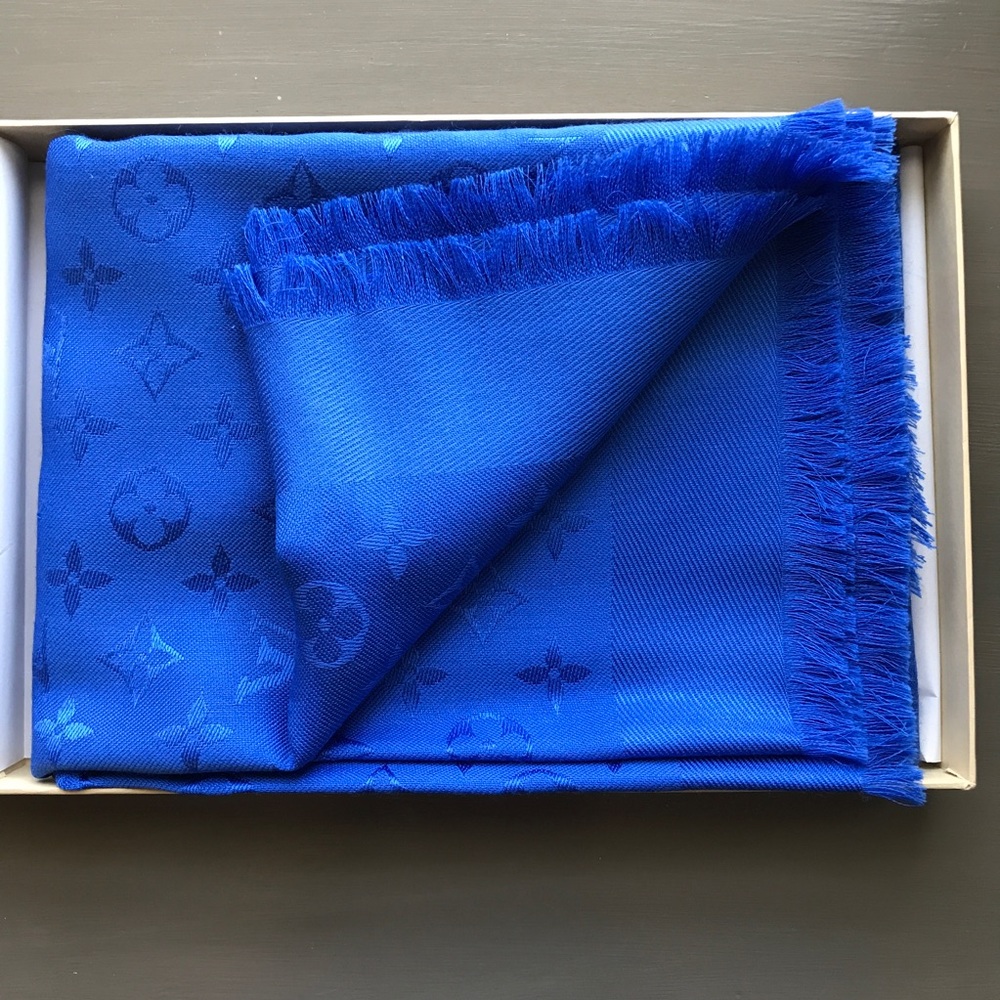 Louis Vuitton Monogram Shawl - Blue
