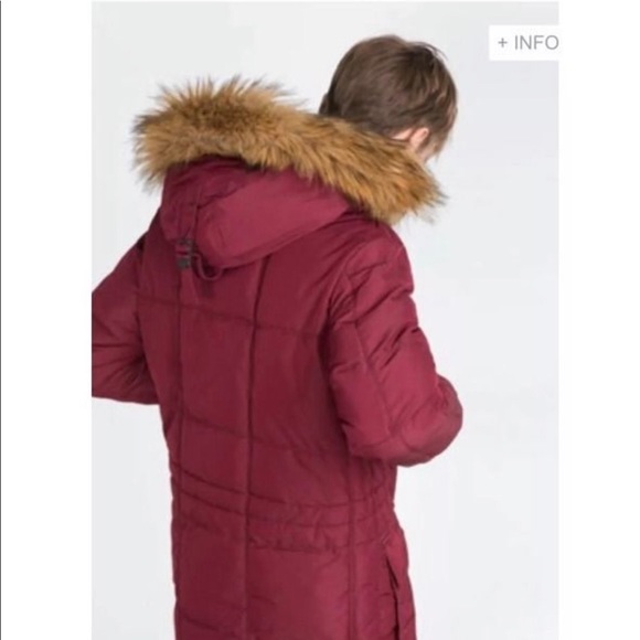 Navy Blue Zara Man Quilted Parka -NWTs - Picture 4 of 8