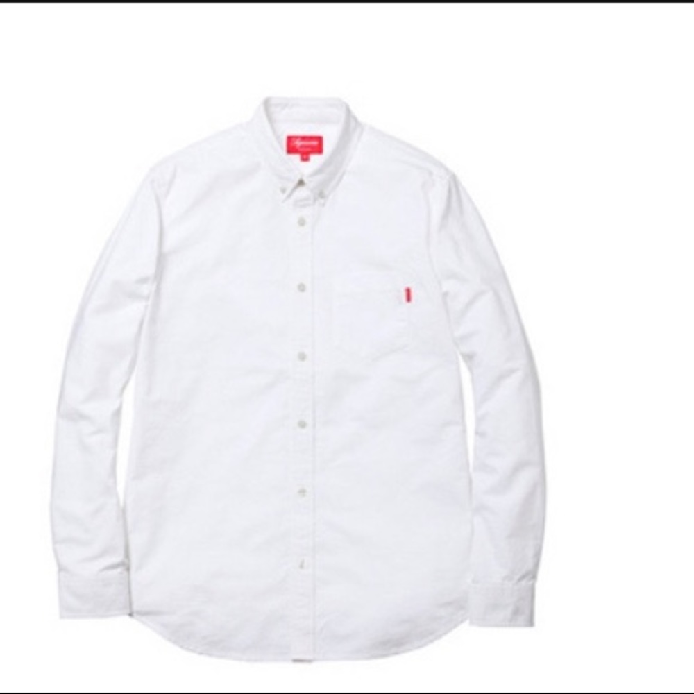 Supreme: White Oxford: Medium: SS17 Week 1