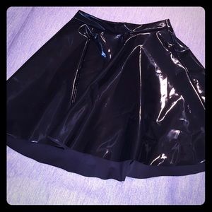 BlackMilk PVC Skater Skirt
