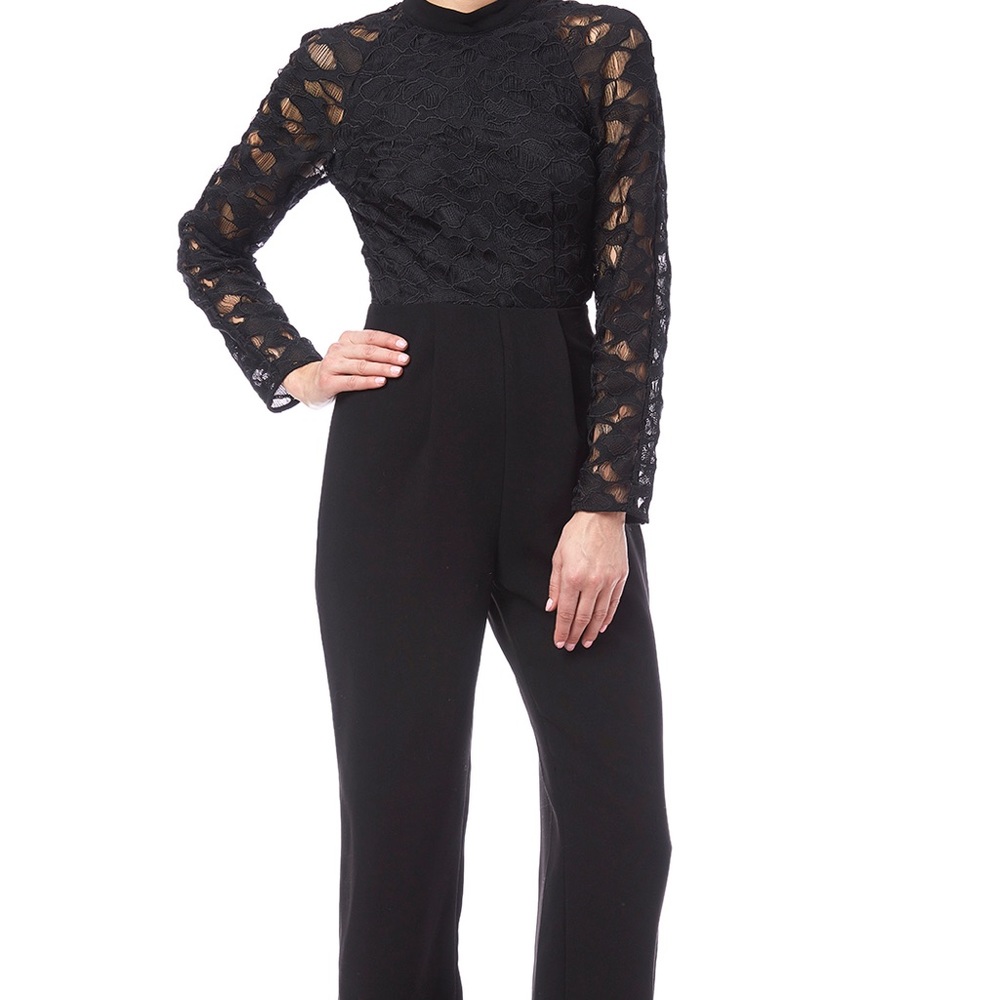 All Talk Lace Jumpsuit by Keepsake