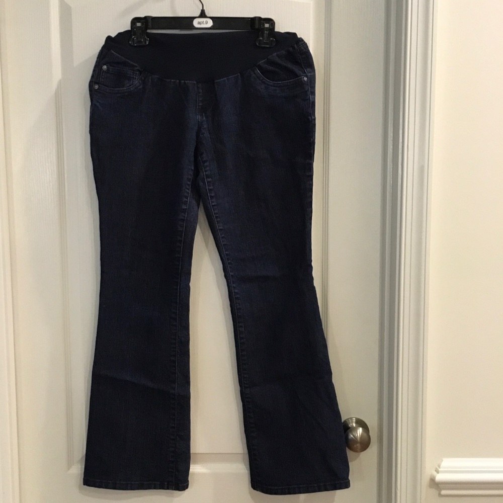 Dark MATERNITY Bootcut Jeans