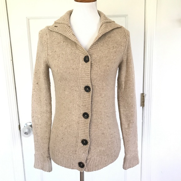 Boden tan wool & alpaca cardigan size 4 Boden tan wool & alpaca cardigan size 4