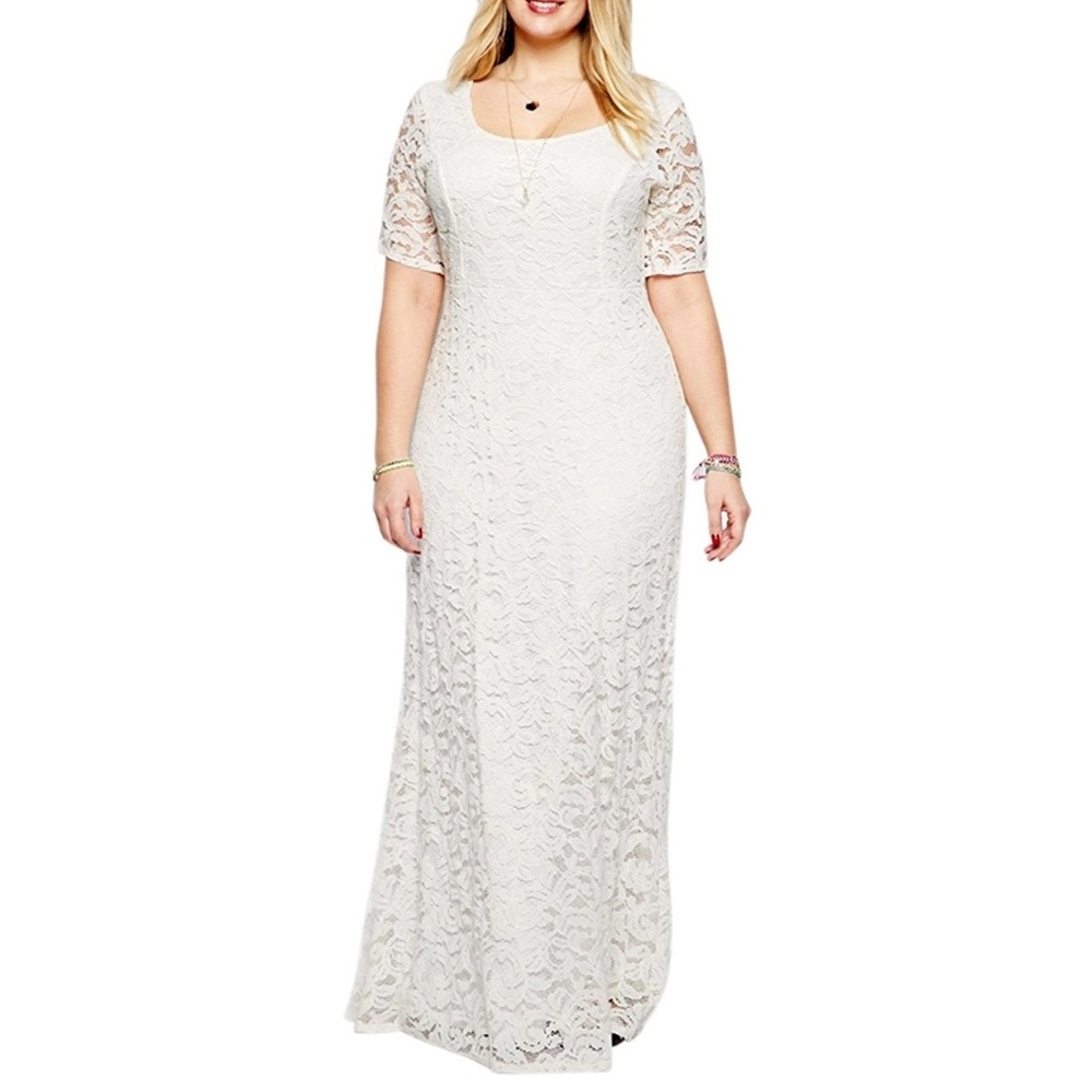  Lace Plus Size Wedding Maxi Dress

 

 

 

 

 